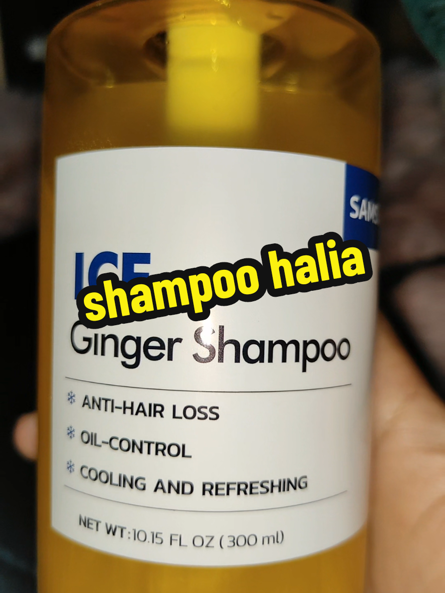 shampoo ada extract halia #shampoo #syampuhalia #gingershampoo #shampooviral #syampu 