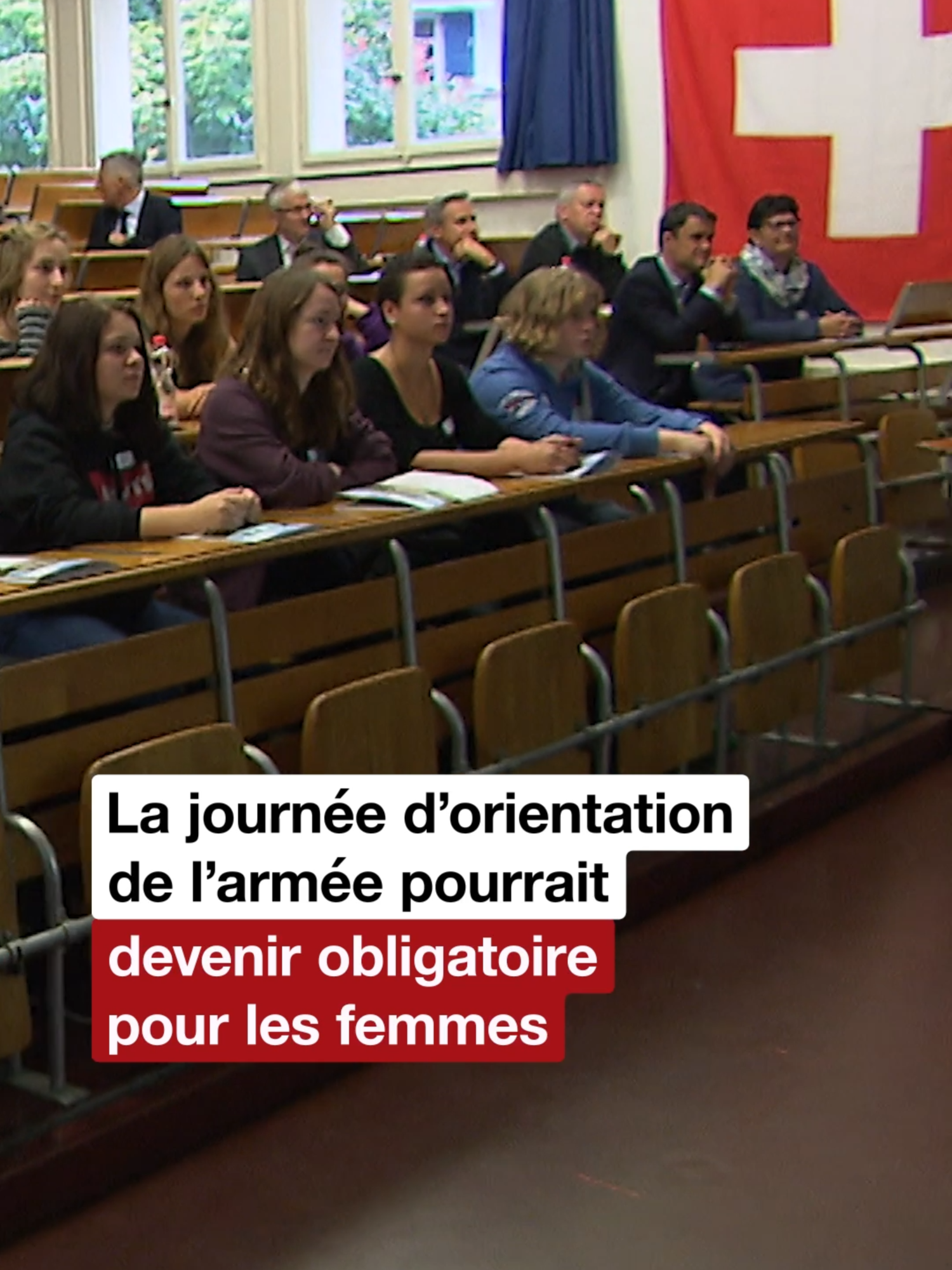 La journée d’orientation de l’armée pourrait devenir obligatoire pour les femmes #suisse #armée