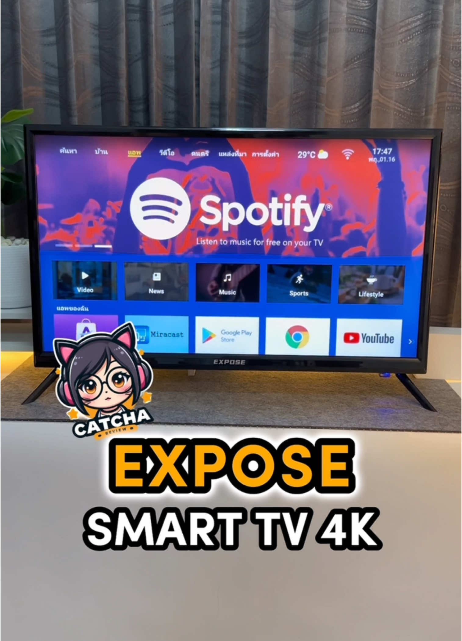 Smart TV EXPOSE  สมาร์ททีวีความชัด 4K  ภาพสวยลำโพงดังชัด มีประกันนานถึง 3 ปี  #สมาร์ททีวี  #smarttv  #expose  #exposetv  #smarttvexpose  #smarttv32inch  #สมาร์ททีวี32นิ้ว  #exposesmarttv  #smarttv4k  