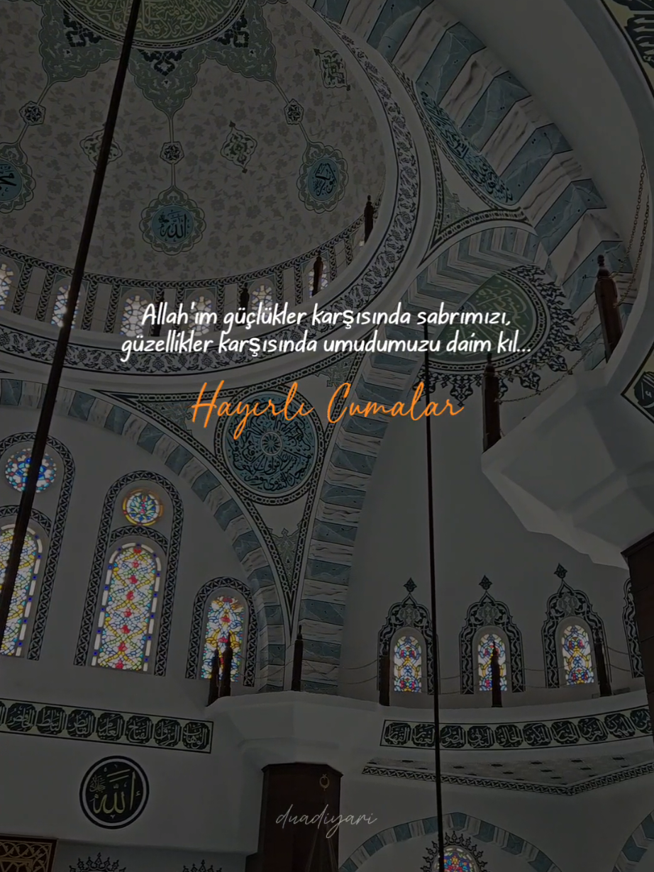 Allah'ım qüçlükler karşısında sabrımızı, qüzellikler karşısında umudumuzu daim kil... Hayırlı Cumalar🤲🏻 #hayırlıcumalar #cumamesajları #cumanızmübarekolsun #cuma #cumavideoları 