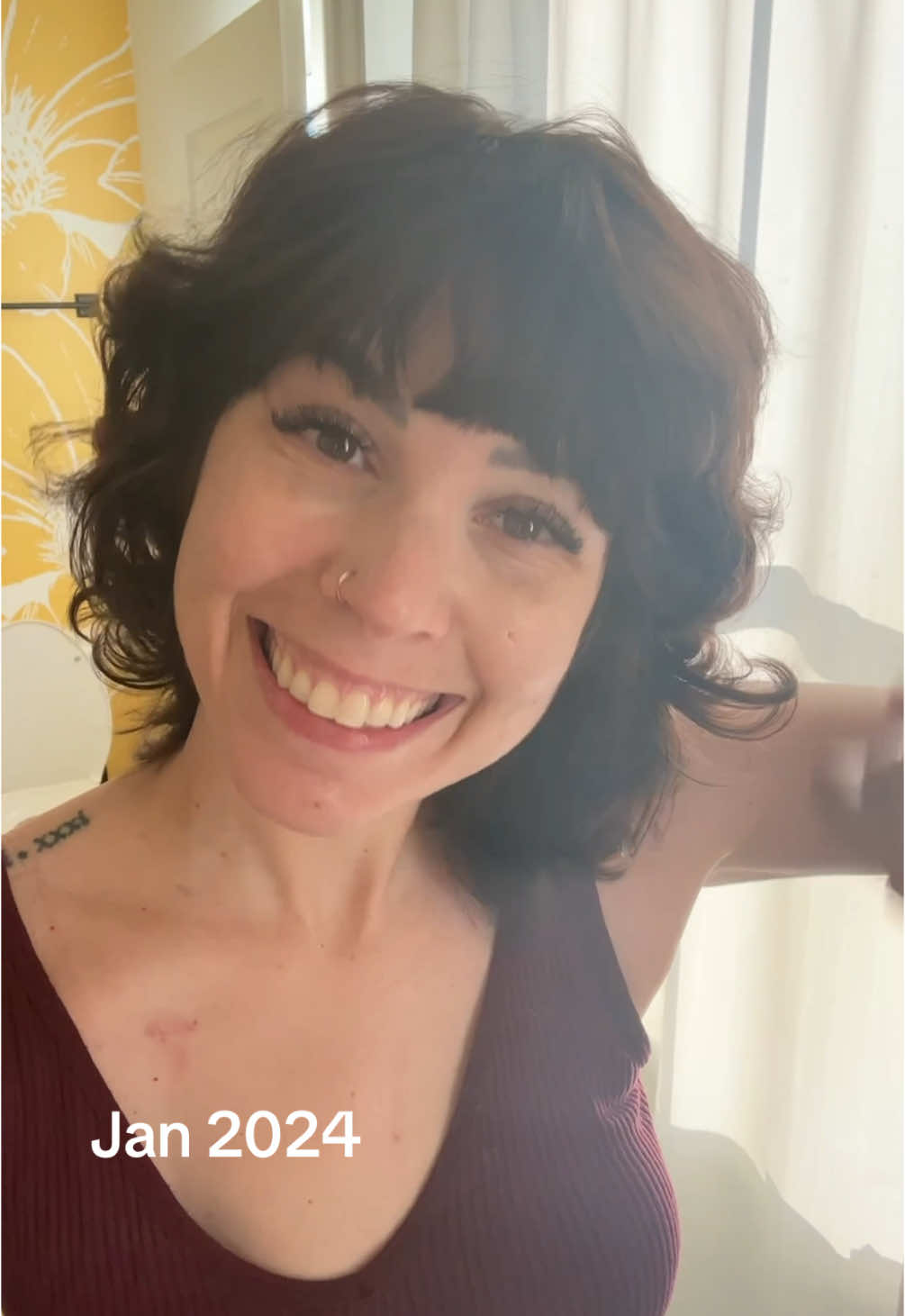 What a difference a year makes. The chemo curls are still curlin. #chemocurls #cancerfighter #cancersurvivor #cancerwarrior 