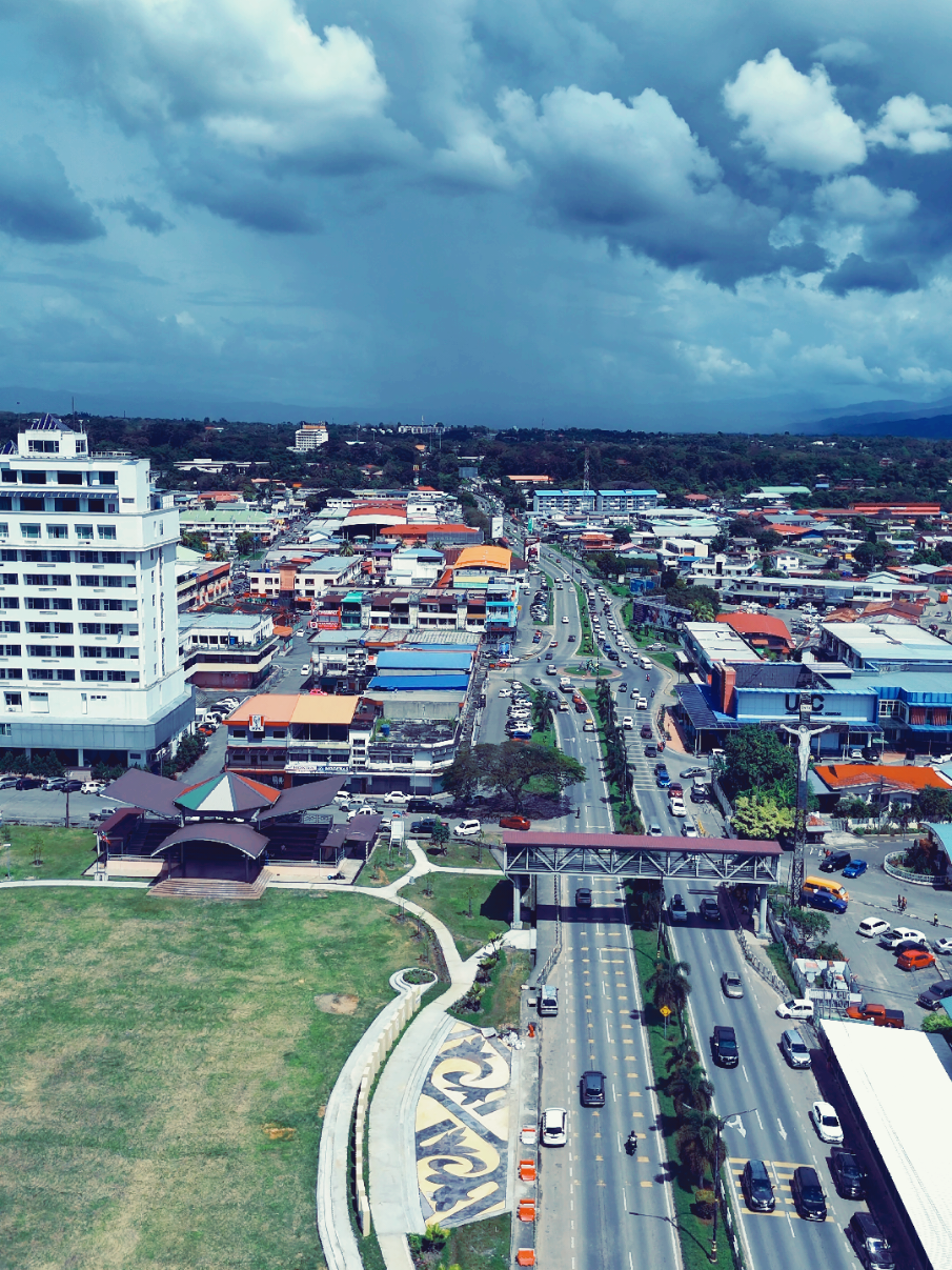 Keningau, Bandar ke-5 terbesar di Negeri Sabah🇲🇾. #Keningau #Mini4pro #Dji 