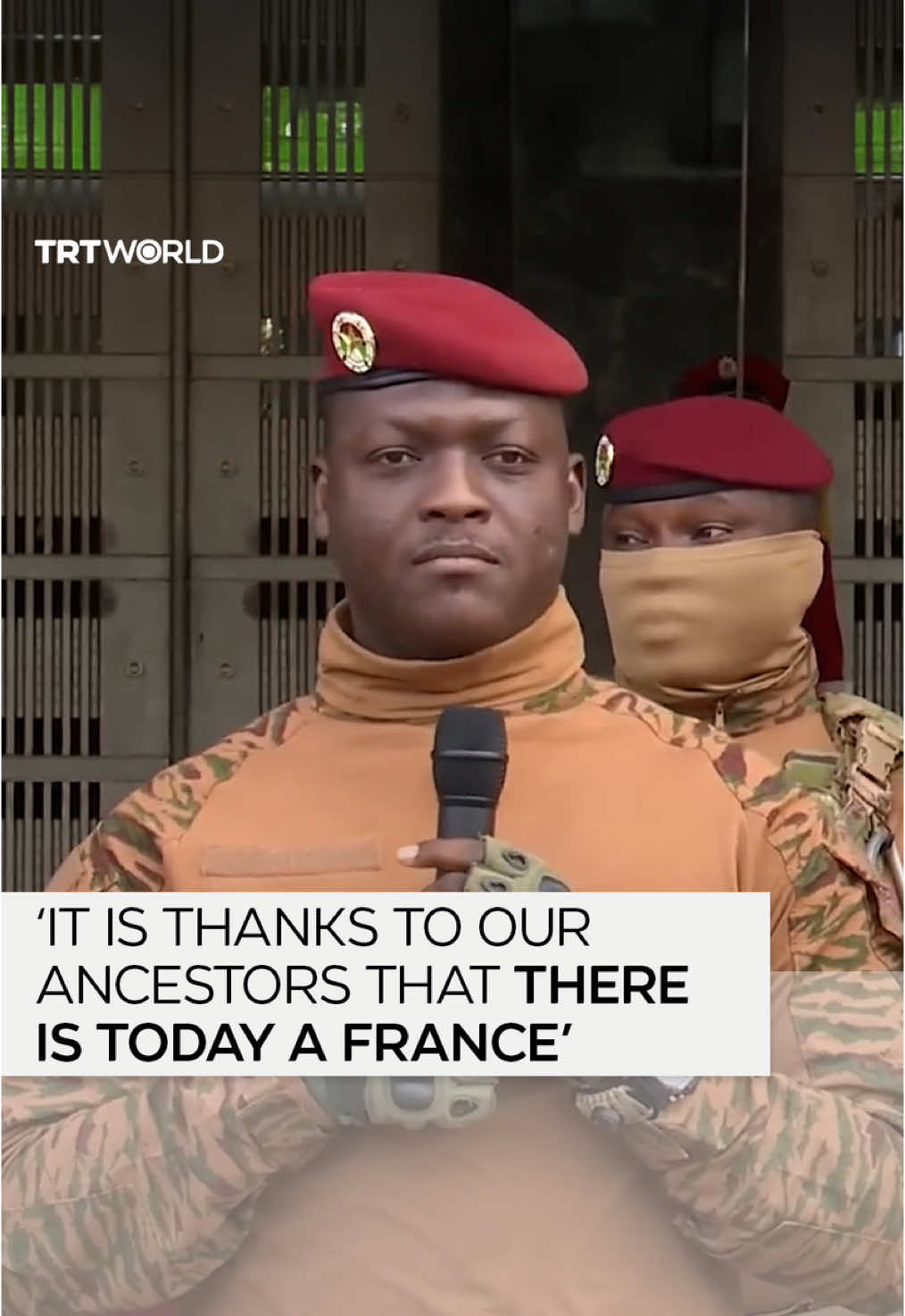 “This is how this gentleman sees Africa, sees Africans. We are not humans in his eyes” Burkina Faso's interim president and military leader Ibrahim Traore has denounced French President Emmanuel Macron's recent comments about African nations' ingratitude for France's military interventions, calling them “insulting” and “neo-colonial”. Traore urges African countries to end military pacts with France to achieve true sovereignty. #macron #france #burkinafaso #traore #africa 