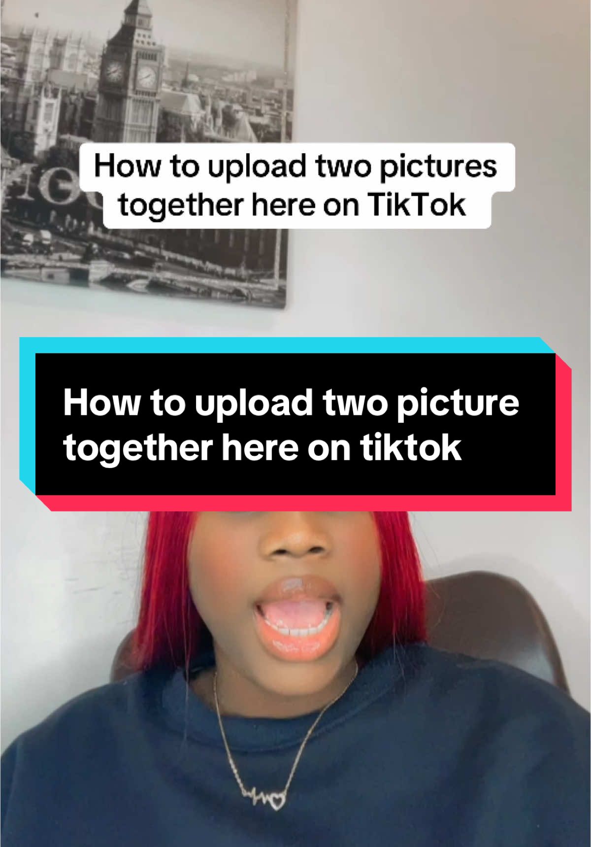 How to add two pictures together here on TikTok#tiktoktutorials #creatortips #tiktoktips #tiktokbeginners #newontiktok #newtiktokers #light4198 