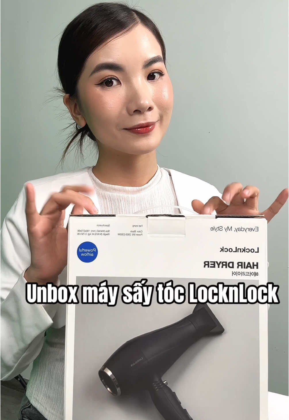 Unbox máy sấy tóc của Locknlock với tui nhaaa  #LocknLock #Premiumlife #vzone #phuonghoa #maysaytoc 
