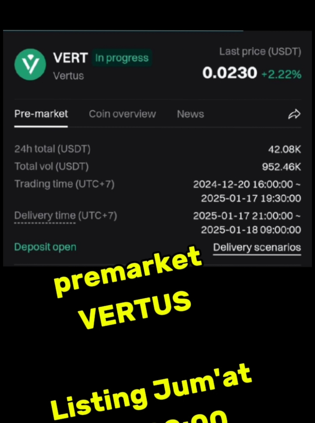 VERTUS sudah Lending tuh...  kalian dapat berapa???  #airdrop #listing #token #vert #vertus #mexc #bitget #gateio #withdraw 