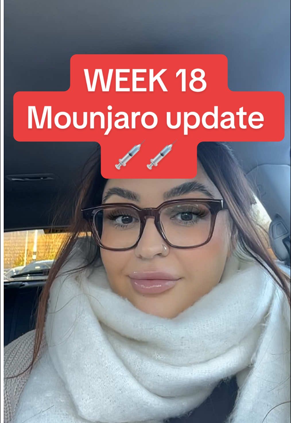 Week 18 update💉👀  . . . . . . . . . #mounjaro #mounjaro #mounjarocommunity #glp1 #glp1forweightloss #weightloss #weightlosstransformation #50lbweightloss #weightlossjouney 