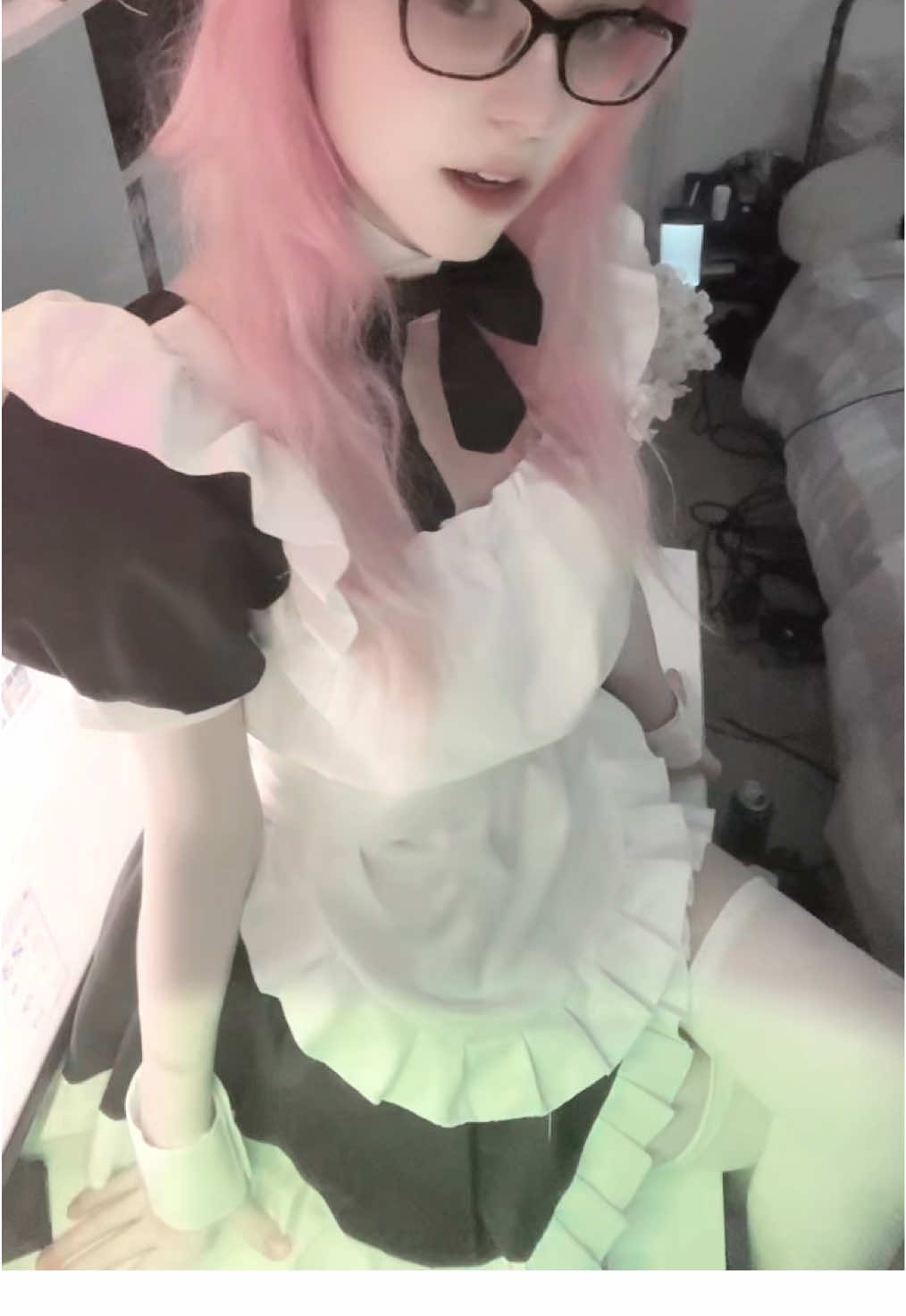 see you at 6:30! #cosplay #bocchitherock #maidcosplay #twitchstreamer #fyp #egirl #hitorigoto #cosplayer 