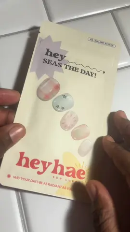 Seas the day by @Heyhae Gel Nail Strips so worth it!💛💕💚 #heyhae #heyhaegelnails #nailjunkie #nailinspo #pressons #pressonnails #nailtrends #nailcommunity #nailoftheday