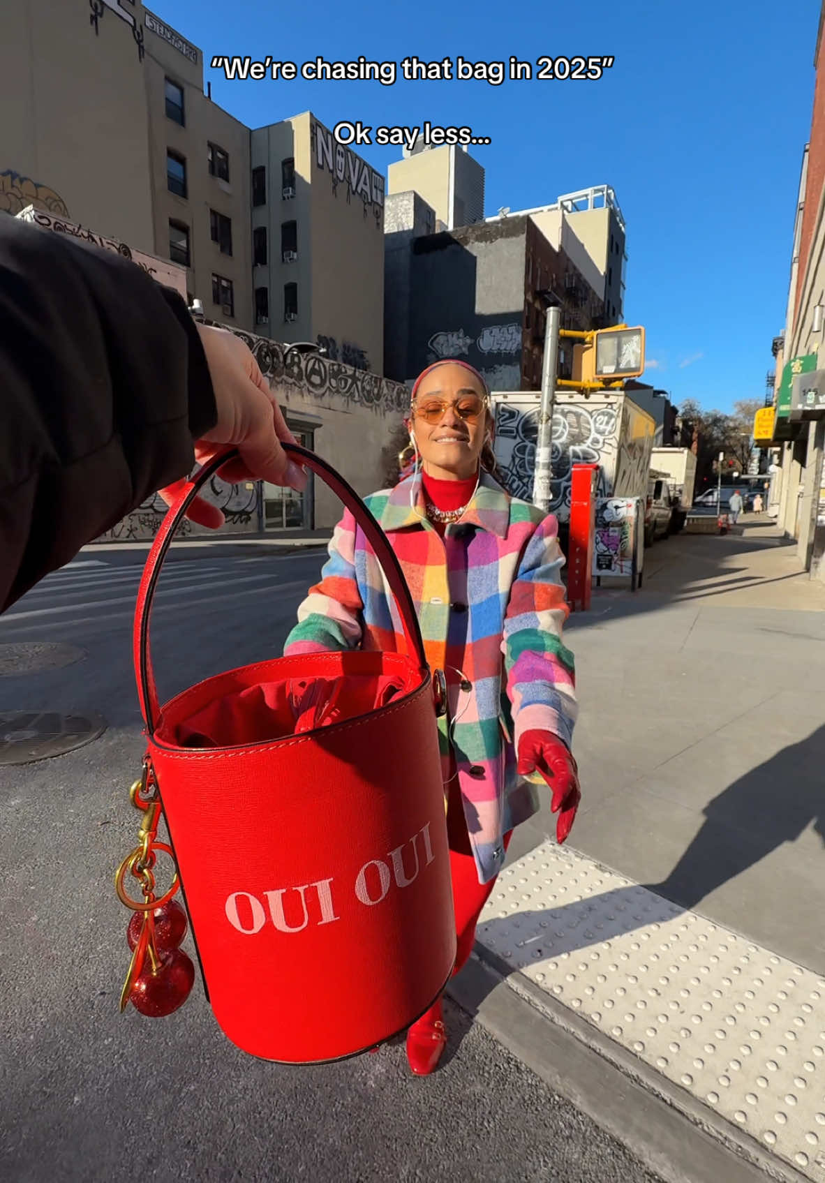 You don’t have to tell me twice🤭#fashiontiktok #fashiontok #maximalistfashion #winterfashion #nycfashion 