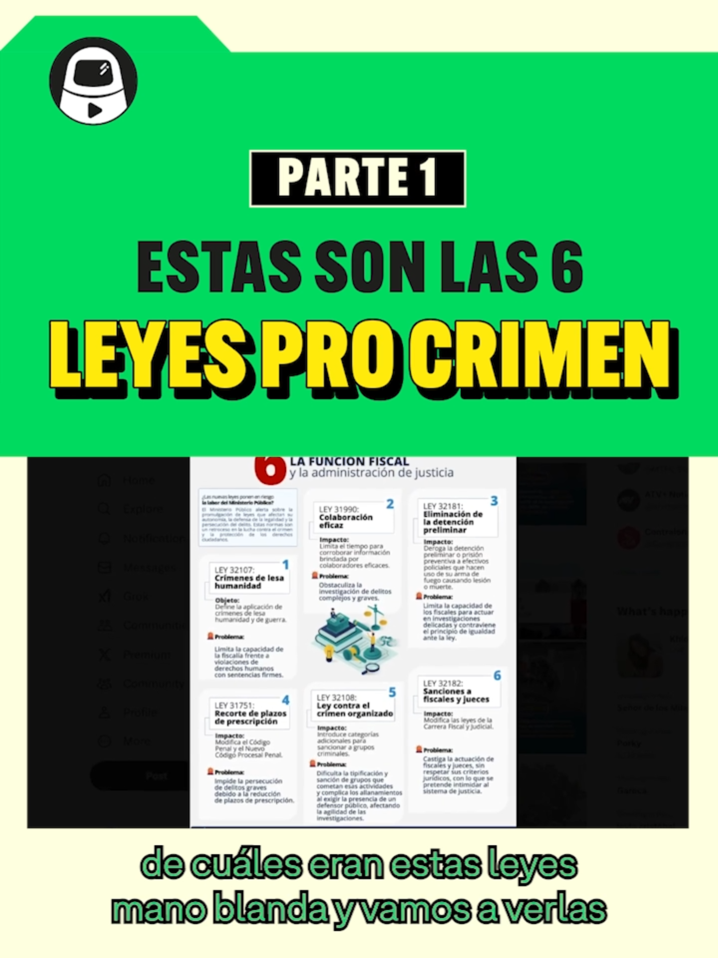 🚨PARTE 1📜🧻 Un recuento las SEIS leyes pro crimen del Congreso #LaEncerrona #noticiasperu #inseguridadciudadana #congresoperu #politicaperuana