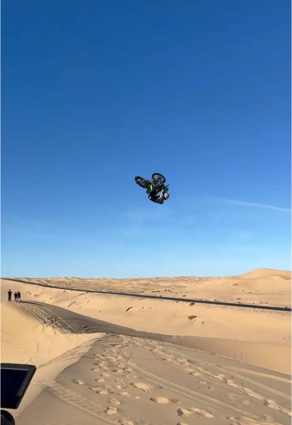 This iPhone angle of @Axell Hodges’ turn up from “Deserted 2” is HEAVY 😳 Watch the full edit, now playing on the #MonsterEnergy YouTube channel.  #FMX #Deserted2 #Motorsport #Moto 