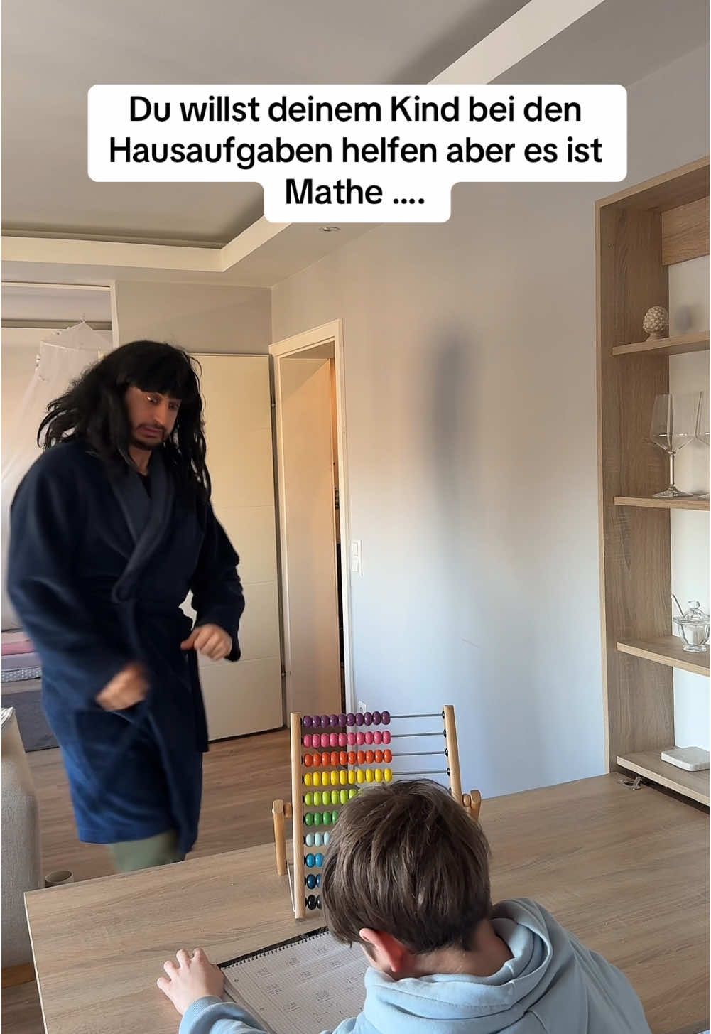 Mathe keine gute Idee haha #elternsein #mamasein #elterncomedy #kinder #comedy #eltern 