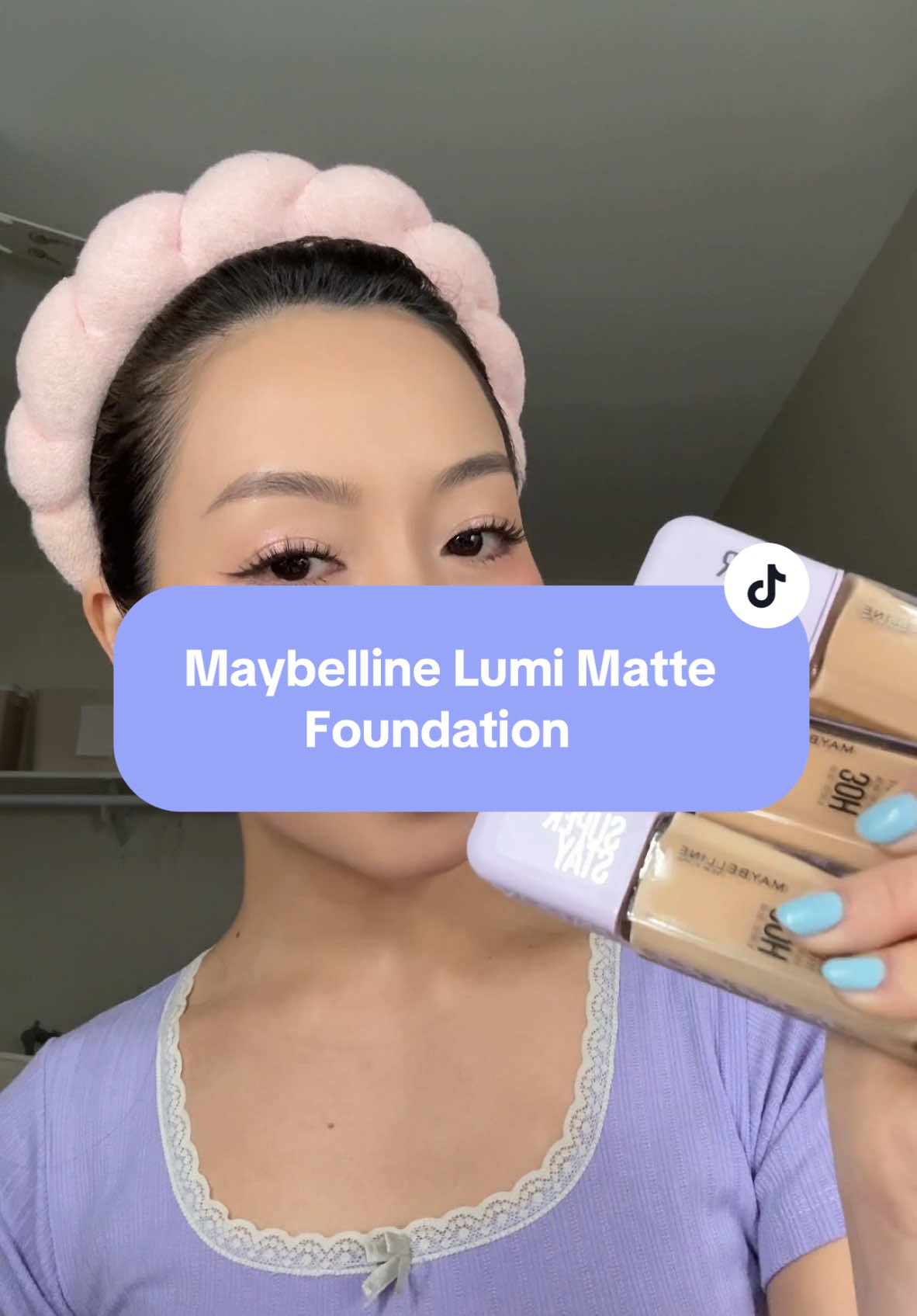 The Maybelline Lumi Matte Foundation is absolutely worth the hype! ✨💜 #maybellinelumimattefoundation #Maybellinepartner #Transferprooffoundation #maybelline @Maybelline NY 