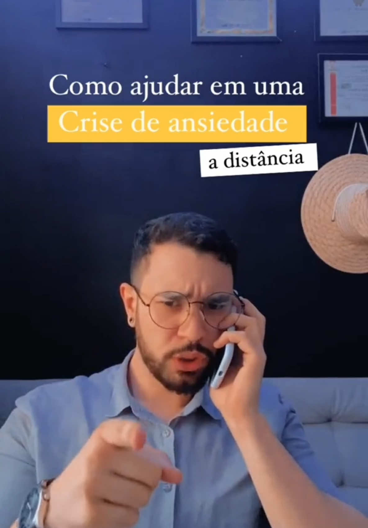 Você, hoje, conhece alguém que sofre de ansiedade? (tirando você msm claro!) #psicologia #psi #saudemental #ansiedade 