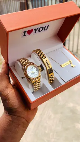 Perfect gift set for your woman… To order go to Bespokebygolddigger.bumpa.com to purchase… #golddiggersjewelries #jewelrywholesale #jewelrywholesalerinlagos #jewelryvendorinlagos #fyp #engravedbracelet 