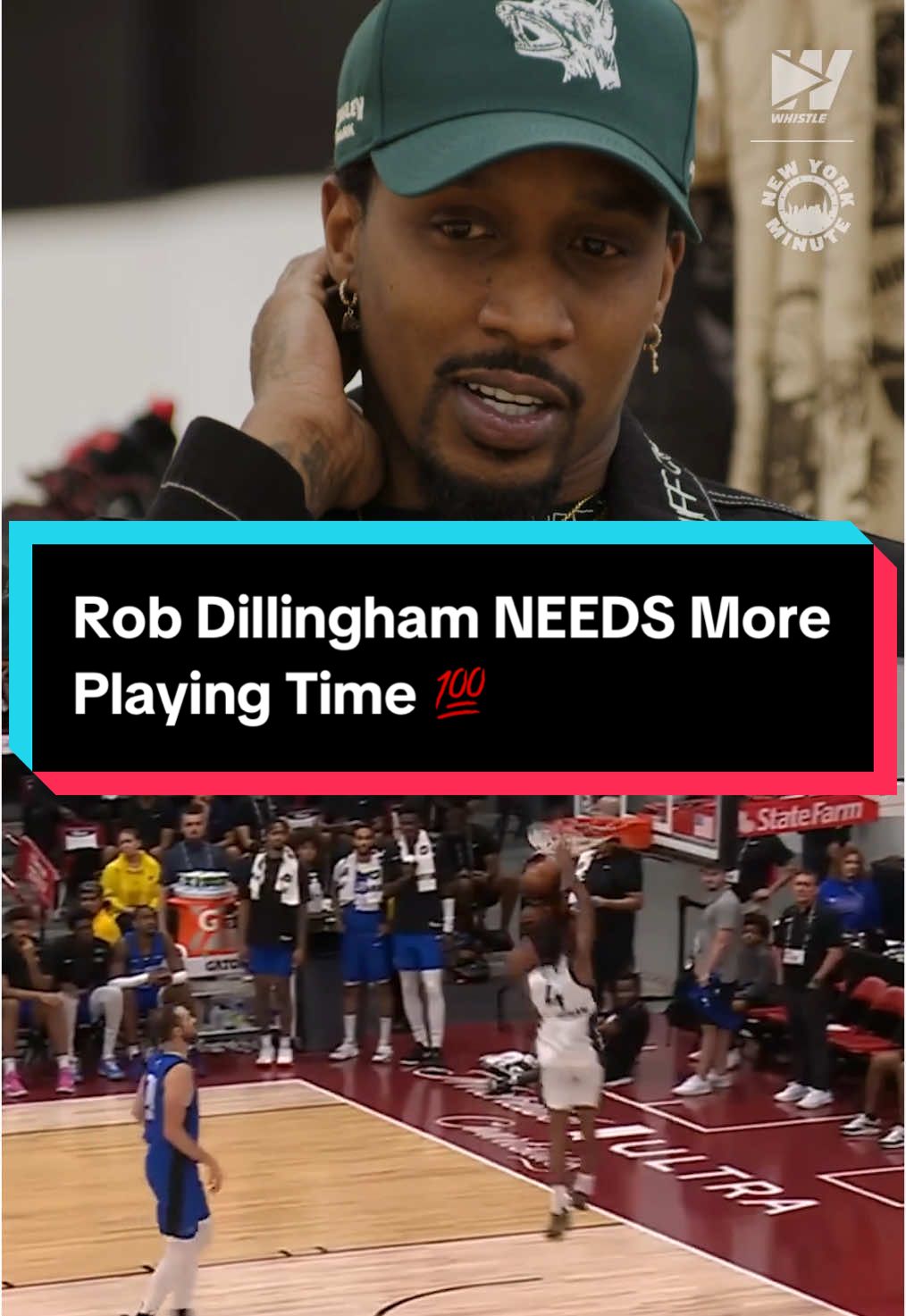 Rob’s game is BUILT for streetball 💯 @New York Minute Pod 🗽  Watch the full episode of New York Minute w Brandon Jennings #linkinbio  #NBA #basketball #nbatiktok  