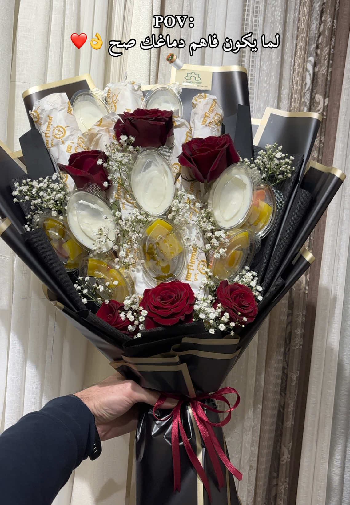 “When love tastes like shawarma! 🌯🔥 A royal shawarma bouquet for all the foodies out there who love to stand out! #ShawarmaBouquet #LoveWithFlavor #UniqueGifts” #بوكيه_محبي_النودلز #ismailia💙💛 #بوكيه_كاندي #chocolatebouquet #gift #flowershome #شاورما #بوكيه_شاورما #الاسماعيلية #الشعب_الصيني_ماله_حل😂😂 