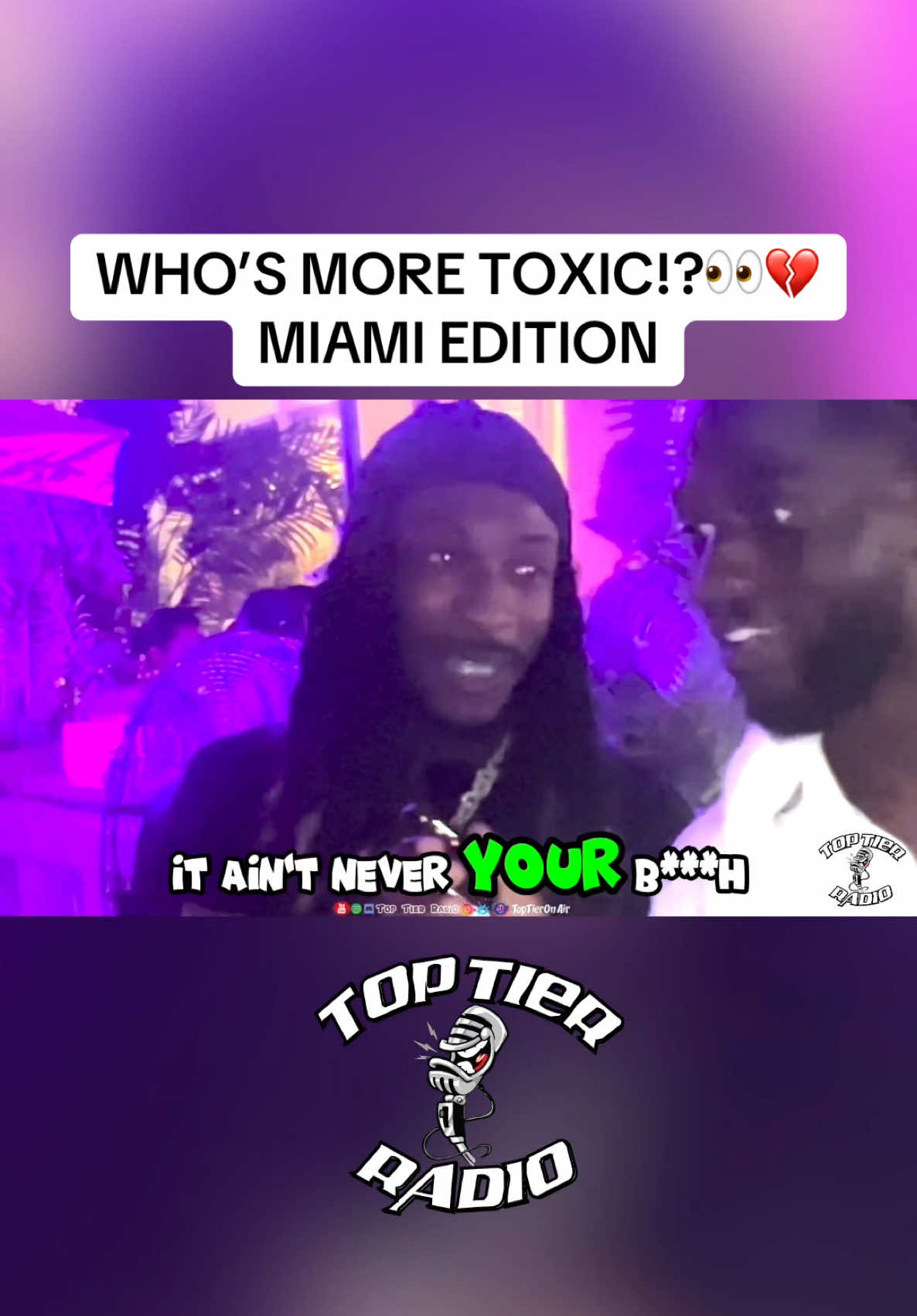 ALL THE WOMEN!?😭 @iziprime #fyp #foryoupage #trending #miami #southbeach #publicinterview #toxic