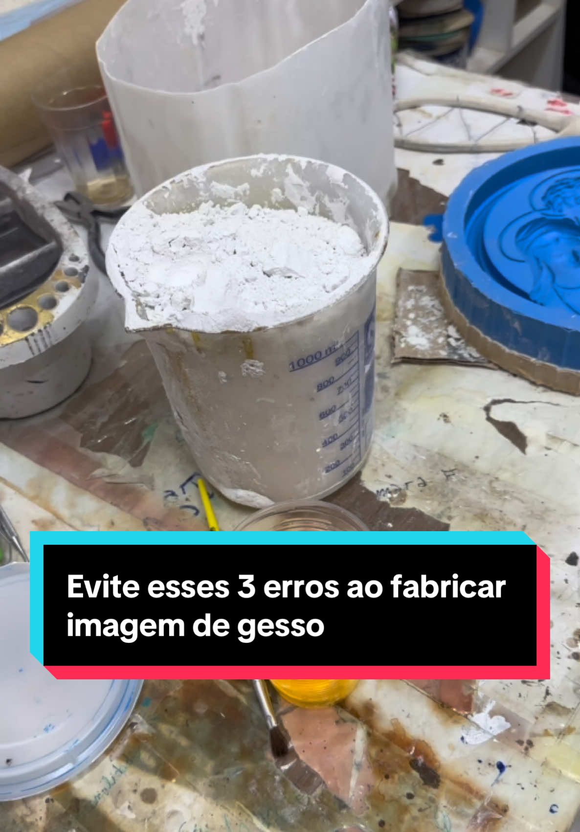 Evite esses erros ao fabricar imagem de gesso!!