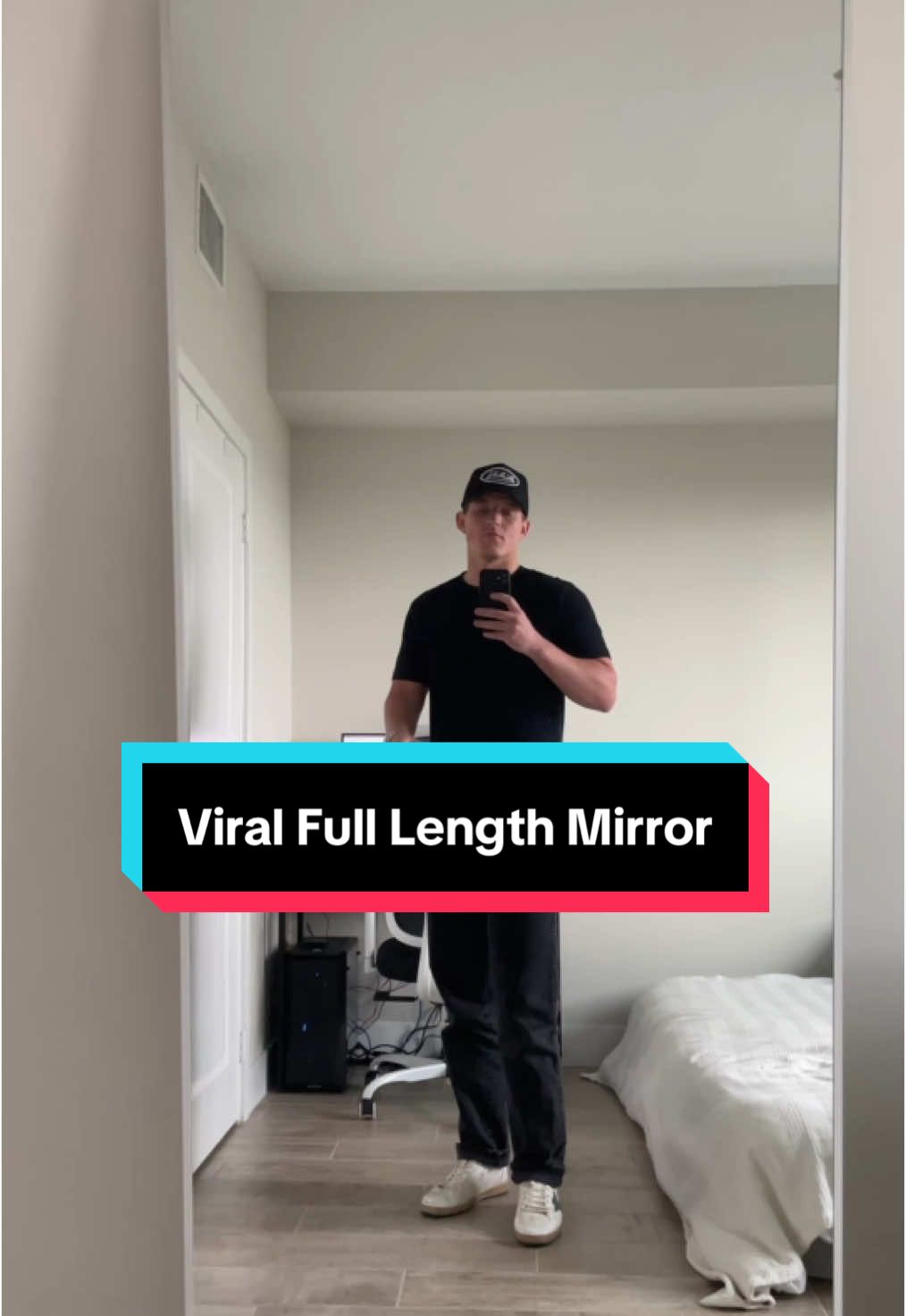 A game changer and something that everyone needs! #mirror #fullbodymirror #mirrorchallenge #flashsale #fyp #ttshop #tiktokshop #tiktokmademebuyit #foryou #viralproducts #christmas #fashion 