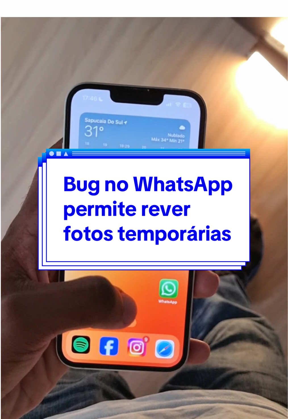 ⚠️ WhatsApp: brecha permite recuperar foto de visualização única 🔓 Imagens temporárias que deveriam ser protegidas, ficam acessíveis de forma ilimitada no iOS E aí, o que você achou? 👀 Saiba mais em tecnoblog.net 🔗 #WhatsApp #Mensagem #MensagemTemporaria #Smartphone #iPhone