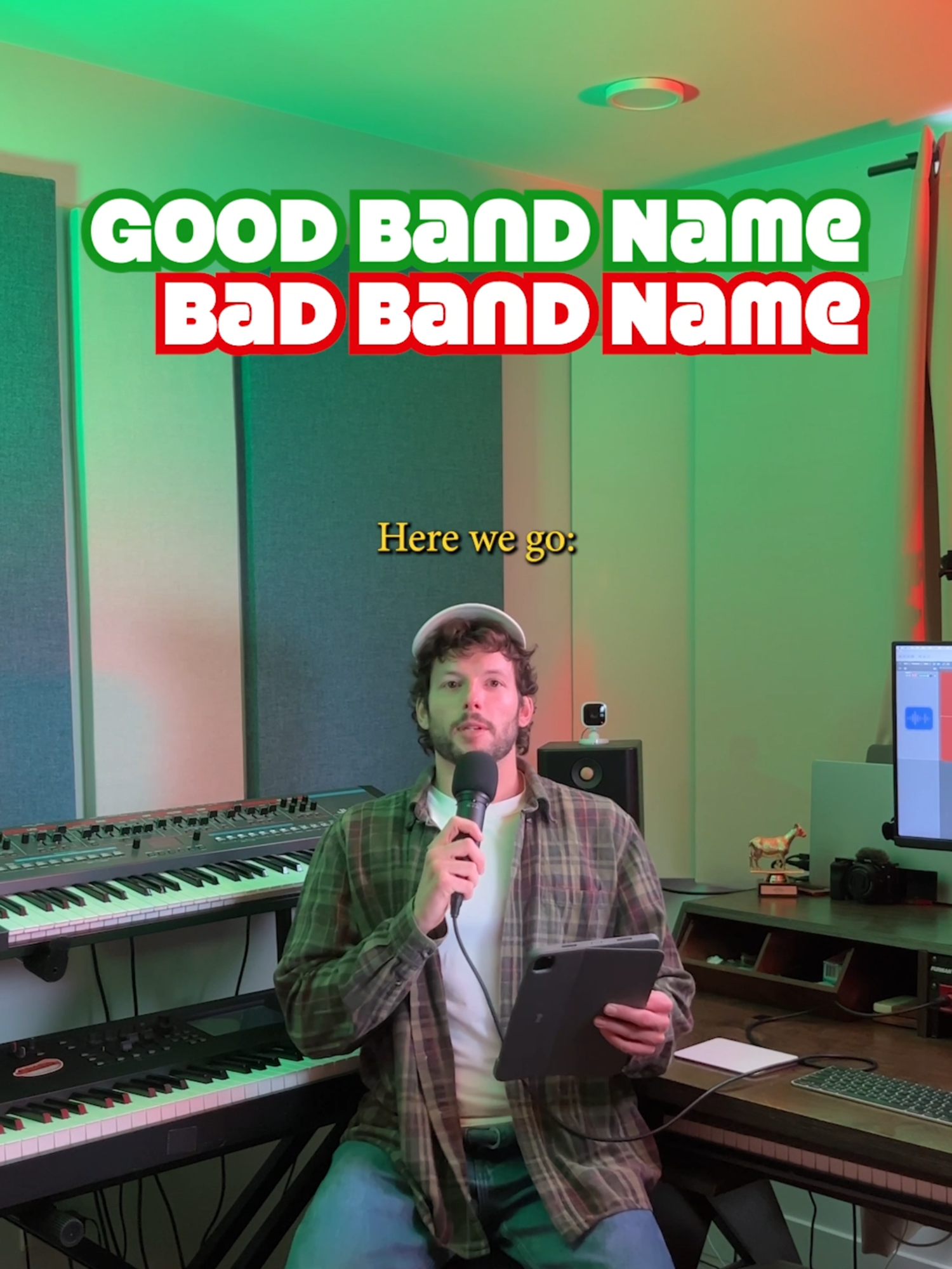 Good Band Name, Bad Band Name 13 ft. @jaretreddick #band #musictok #bowlingforsoup #aerosmith #thekillers