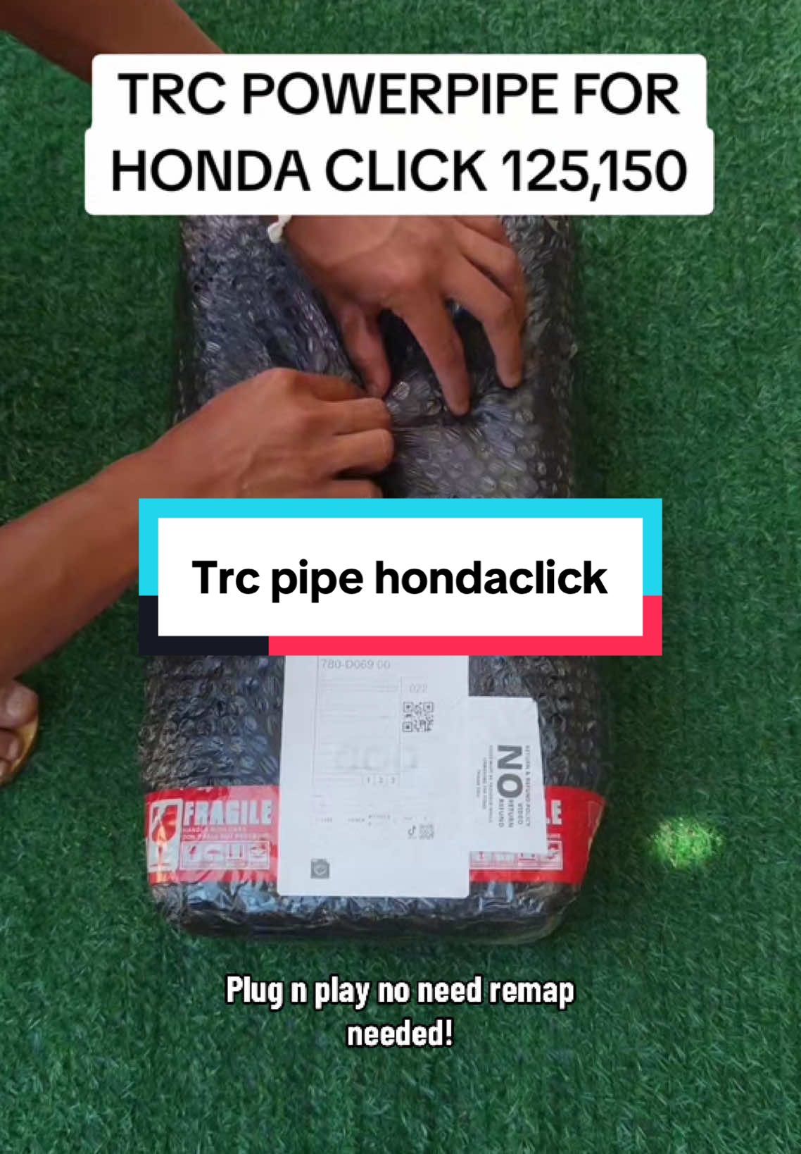 🚨Trc plug n play powerpipe LTO PASSED👀 #trc #trcracing #trcracingph #trcpipe #powerpipes #hondaclick #motorcycle #fyp #fypage 