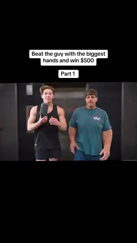 Beat the guy with the biggest hands and win $500 Part 1 #fyp #foryoupage #foryou #fypシ 