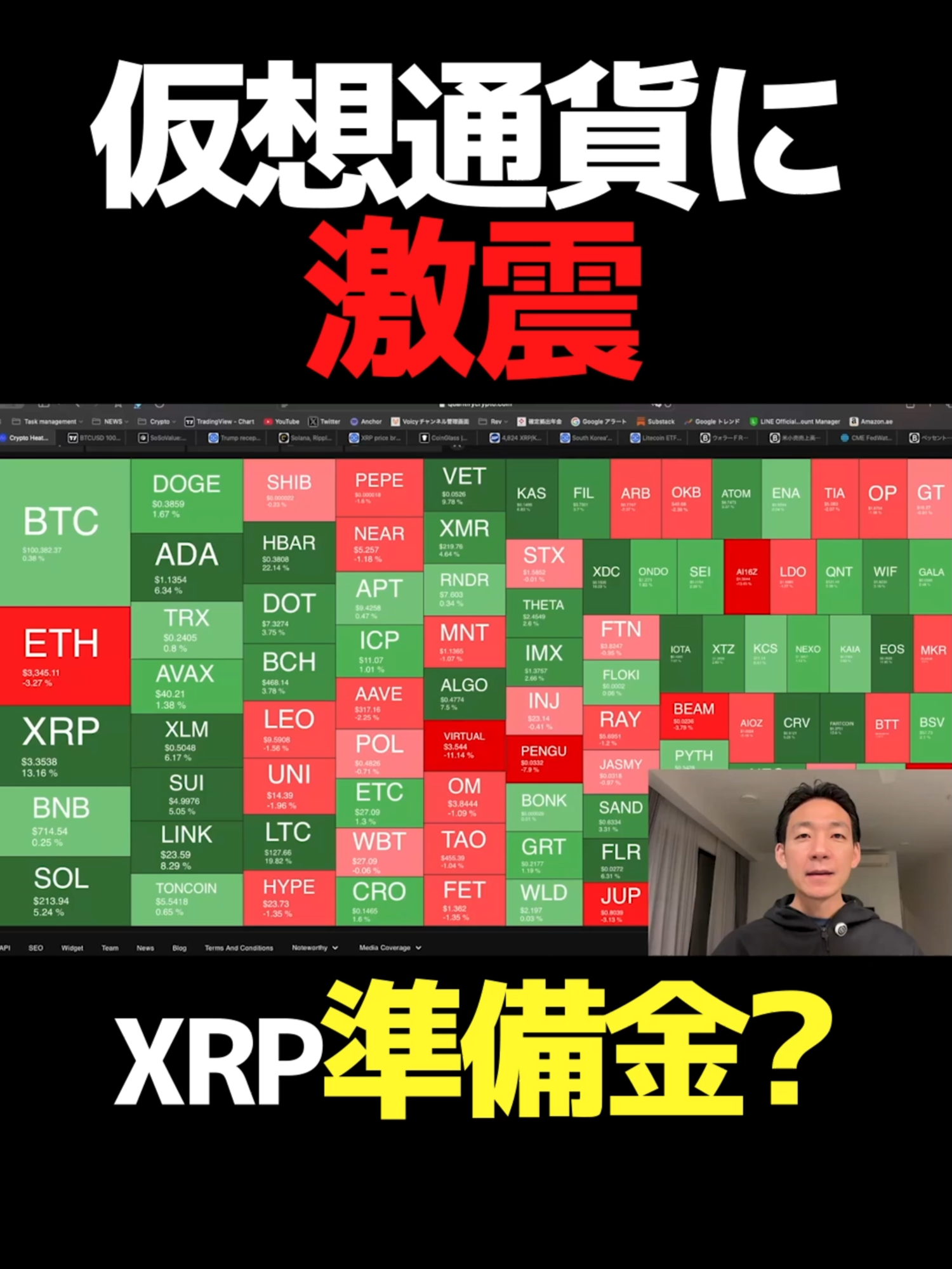 仮想通貨界に衝撃。リップルが？史上最高値も更新！#ビットコイン #BTC #XRP #投資 #資産運用 #株 #暗号資産 #バブル #暴騰 #トランプ #アメリカ #最新