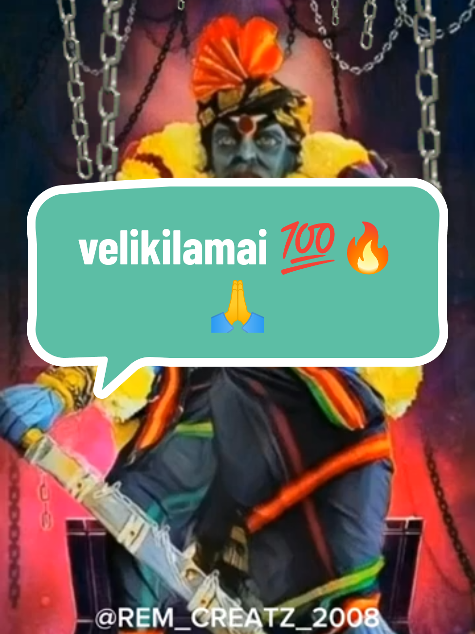 #sangili #⛓️⚔️🙏🔥#karupan #power #💯🙏🙏🙏🙏🙏#friday #fridayvibes #goodvibes #fridayfeeling #fridaymotivation #happyfriday 