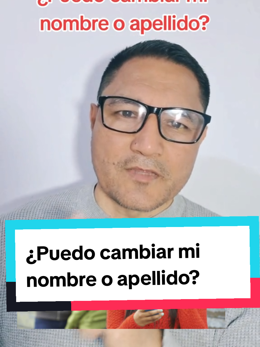 ¿Puedo cambiar mi nombre y apellido? #bullying #adolescentes #nombre #abogado #perú #abogadostiktok #identidad 