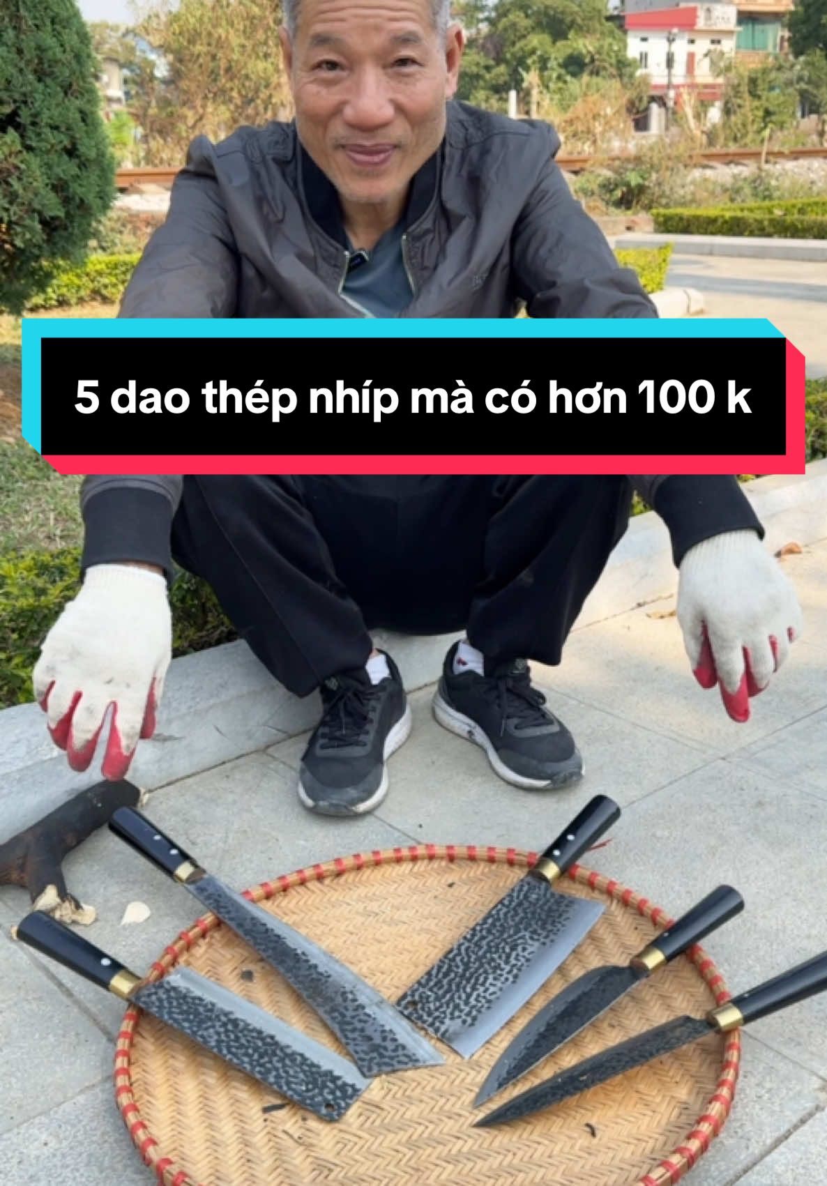 Combo 5 dao thép nhíp phục vụ Tết #chuoicango #thinhhanh 