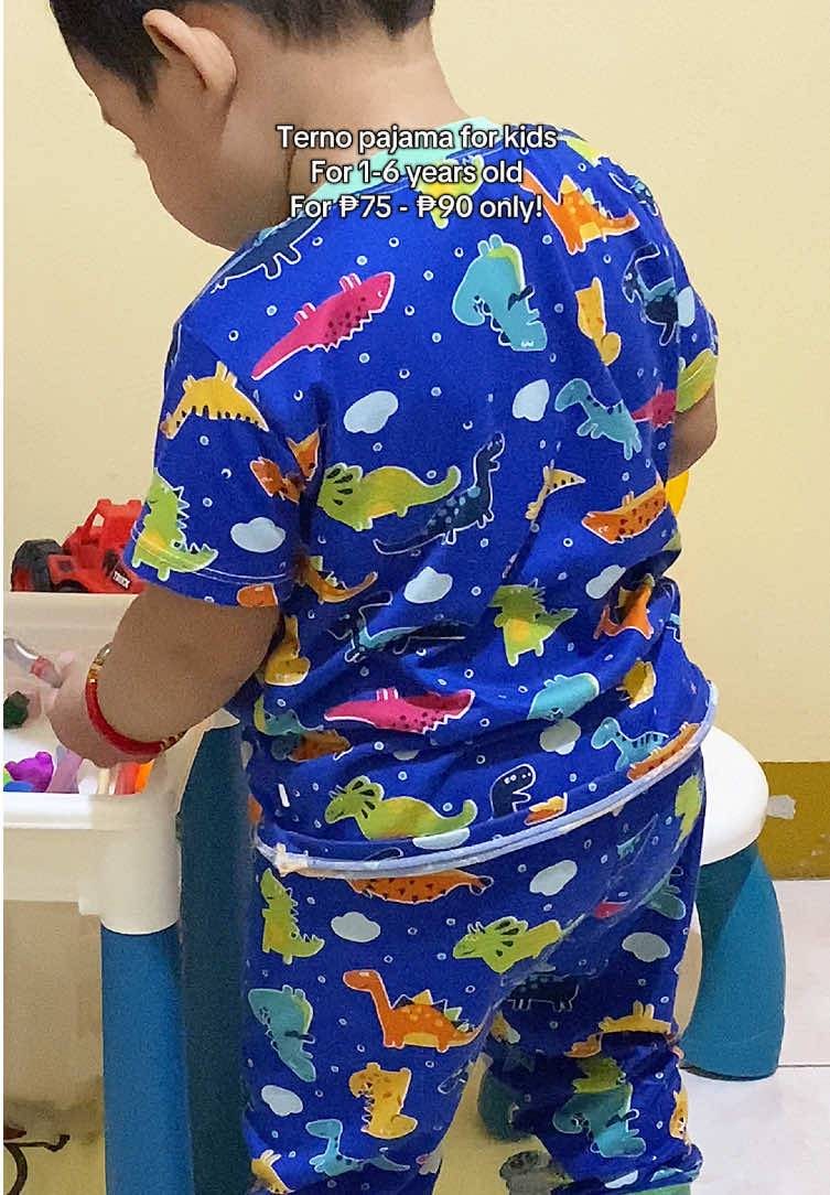 Sobrang comfy nito ipasuot kay baby, hindi mainit at quality ang tela na ginamit! 🥰 #ternopajama #ternojogger #ternosleepwear #ternoforkids #kidsterno 