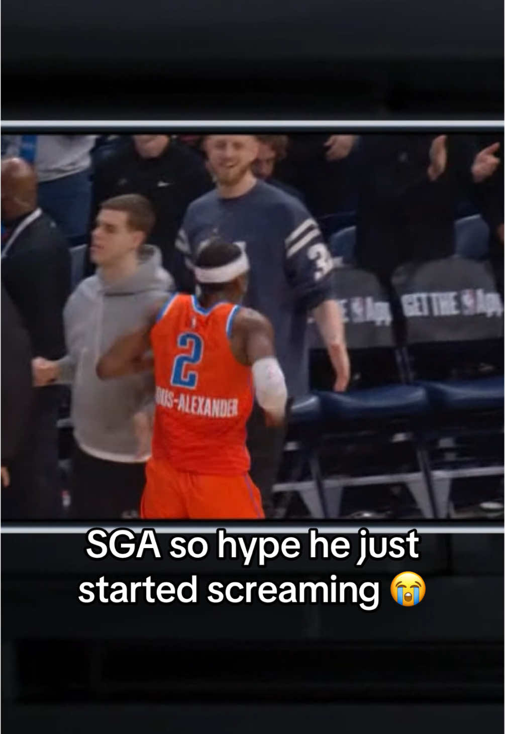 I’m crying. 😭😂 #NBA #bball #basketball #hoops #sga 