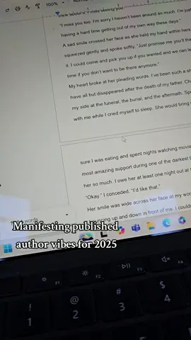 Manifesting big things this year.  #writingabook #authorsofbooktok #writersoftiktok #writertok #booktokfypage #readersoftiktok #massfollowing 