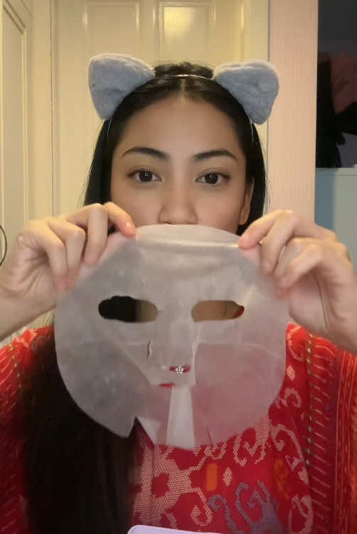 🌙Sheet Mask Nighttt #glowingskin #glassskin #skintok #retinol #retinolforbeginners #somebymi #koreanskincare #beautyhacks #sheetmask