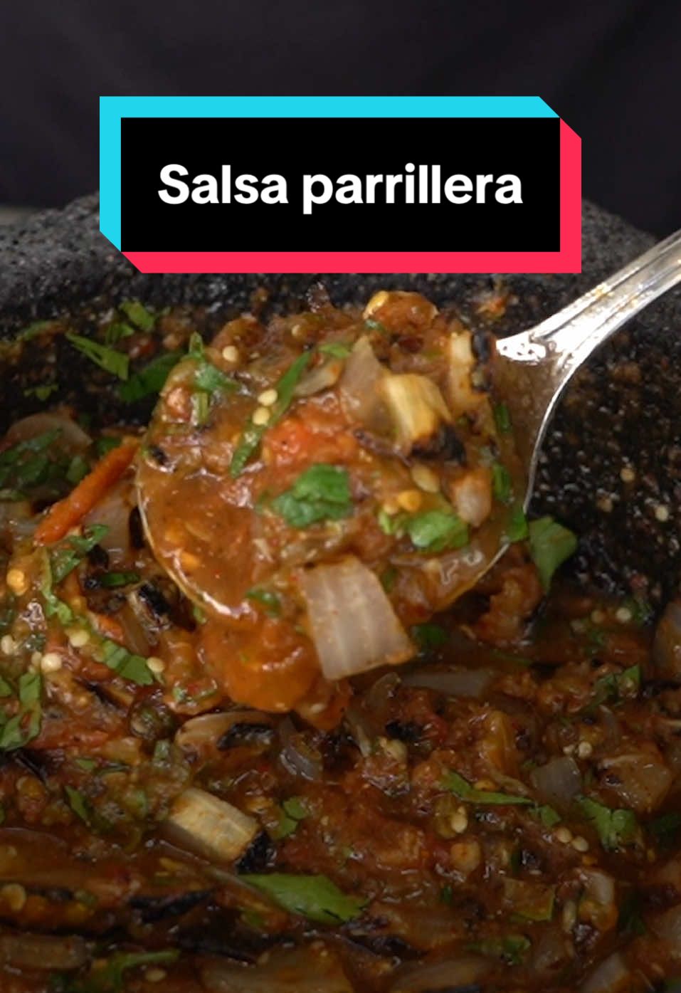 Salsa de molcajete para parrilladas #comida #recetas #parrilla #salsa 