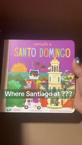 I need a Santiago RD book pleaae #santiagodeloscaballeros #santodomingo #childrenbook #dominicanbooks 