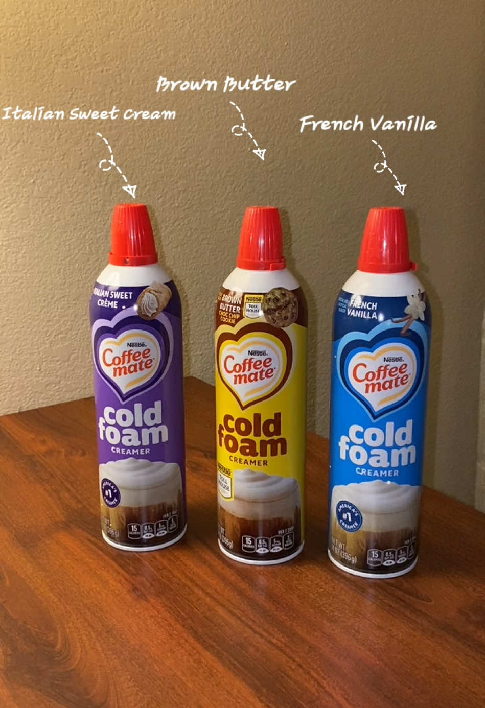 **A Delicious Surprise: Thank You @influenster and @Coffee mate For The Complimentary Cold Foams!#complimentary #coffeematecoldfoam 