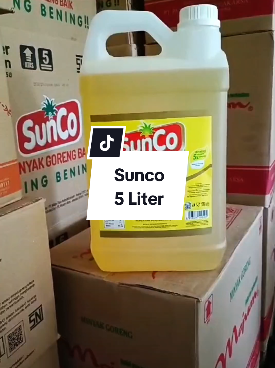 Sunco minyak goreng jerigen 5 L #minyakgoreng #minyaksunco #minyaksunco5liter 