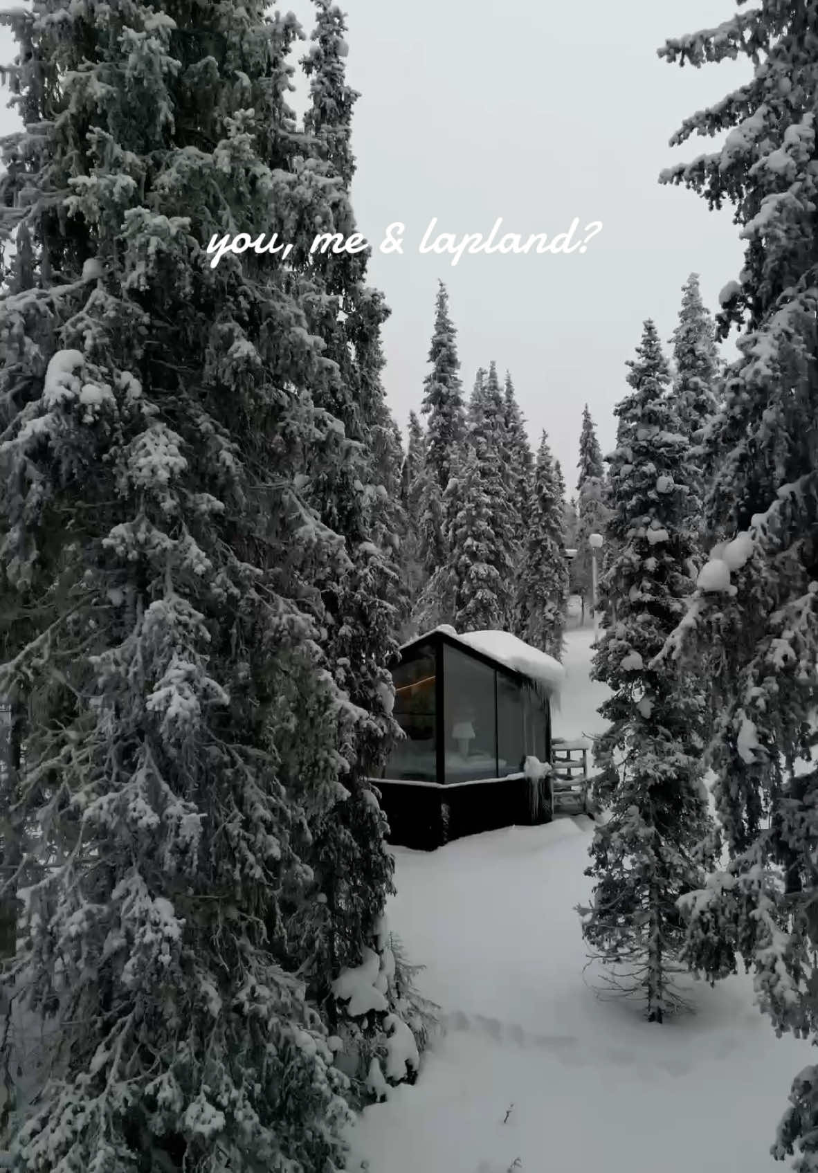 This place was so cool to stay when I was in Finland! 🥰 they built each of these room scandanavian style and far apart from each other for the nice secluded vibes 🫶🏻 📍 magical pond #girlswhodrone #dronevideo #droneshot #finland #finlandtiktok #luxuryhotel #uniquehotel 