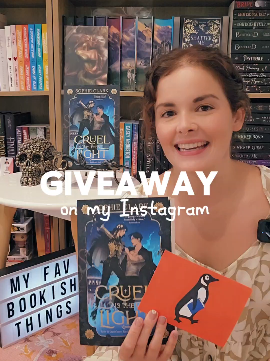 Go to my Instagram to enter 🏴 👉 Link in is my bio @PenguinTeenAus  @Penguin Books Aus #bookgiveaway #cruelisthelight #penguinbooksaus #YAFantasy #romantasy #fantasyromance #reader #romancereader #Romancebooks #yaromance #fantasyromancebooks #bookrecs #bookblogger #bookstagram #bookstagrammer  #romantasybooks #BookTok #booktokfyp 