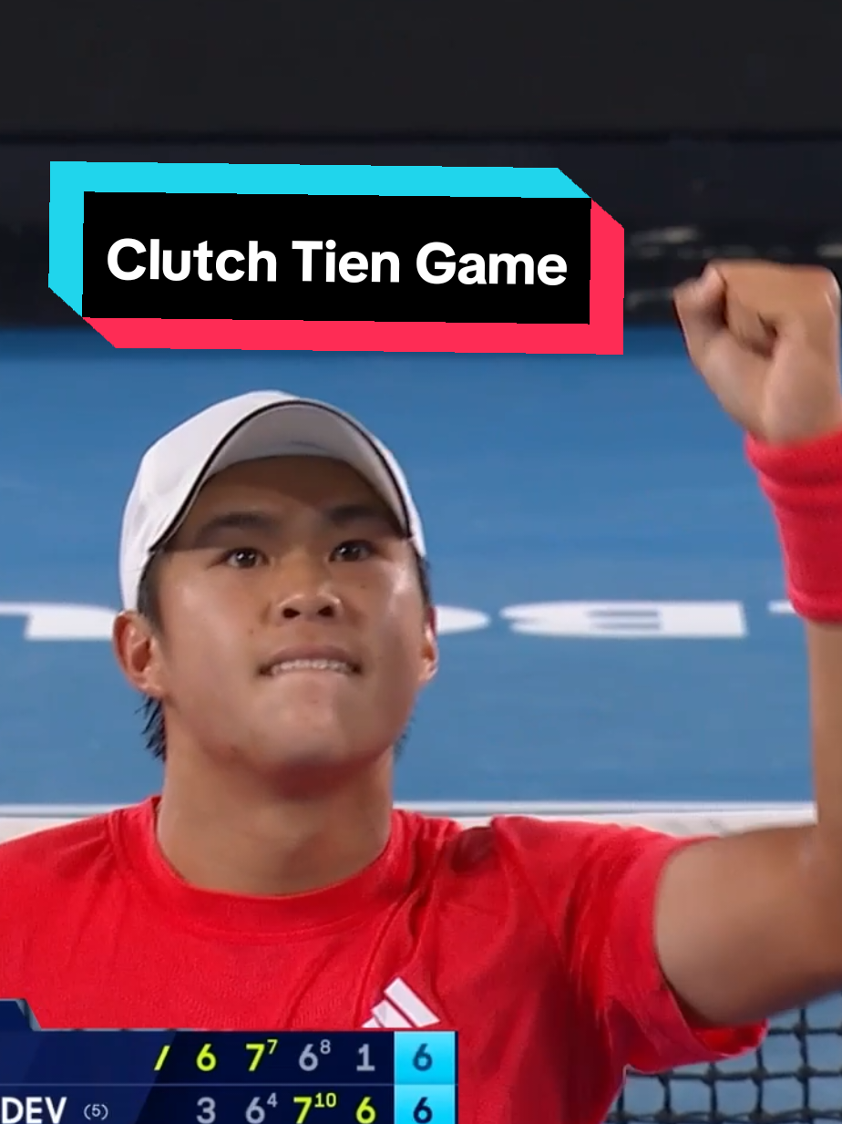 Opponent serving for the match? Woke.  #AusOpen #Tien @Wide World of Sports @ESPN @Eurosport #wowow 