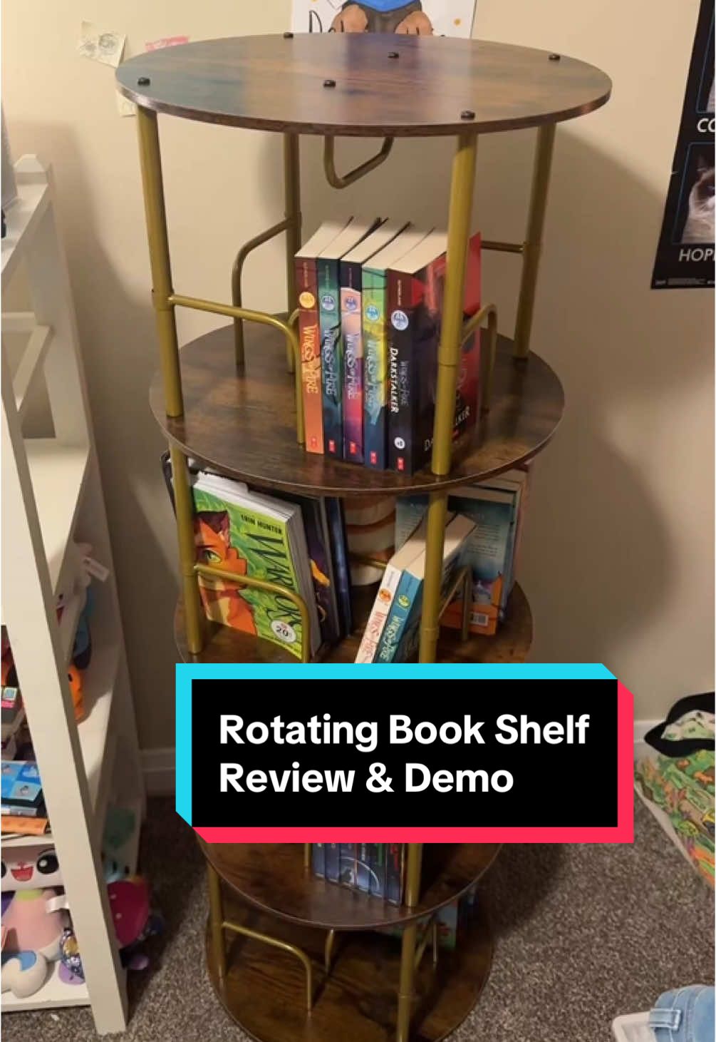 If you were looking for an aesthetically pleasing place to store your books, this rotating bookshelf is for you! #rotatingbookshelf #rotatingbookshelf #rotatingbookcase #BookTok #bookstorage  ##TikTokShopHolidayHaul##TikTokShopMustHaves##SavingsSquad ##HolidayGiftGuide##HolidayGiftIdeas##TikTokShop##TikTokShopping##TikTokShopFinds##TikTokShopReviews##TikTokShopSale##TTSLevelUp##TikTokShopNewArrivals##ttsdelightnow##ttstakeover##brandselect##TikTokShopCreatorPicks##mademyyear##tiktokshoppicks##winterfinds##beautyfinds##TikTokShopLastChance##TikTokShopNewYearNewAura##TikTokShopLastChance##giftguide ##TikTokShopLoveAtFirstFind##lovelanguage@@Flycityshop##flycity