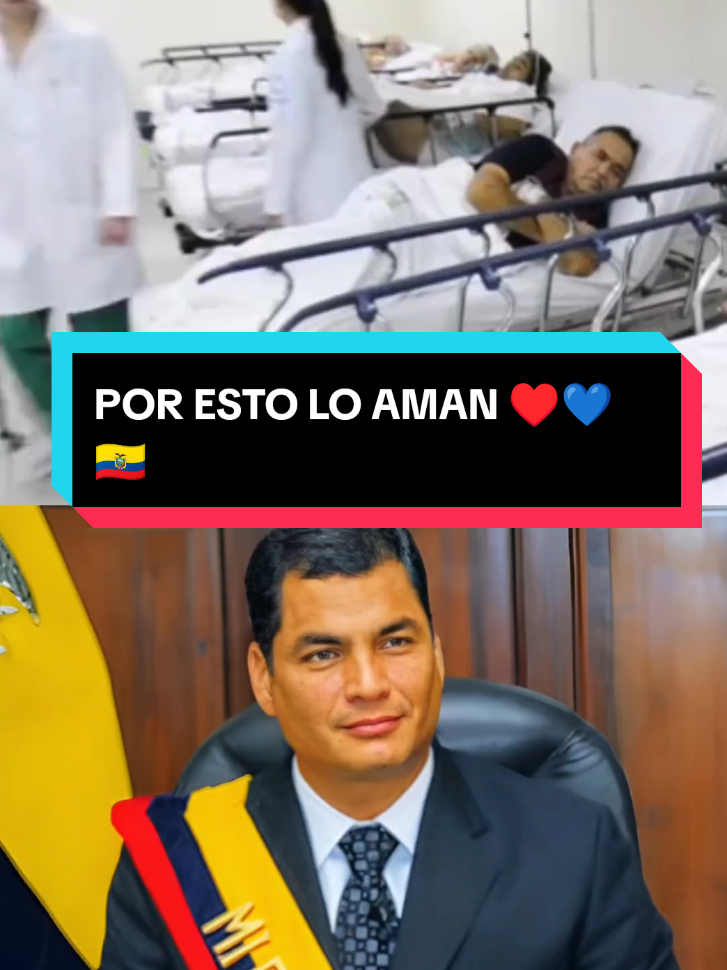 Rafael Correa un gran humanista 💙♥️🇪🇨#rafaelcorrea #luisagonzalez #eleccionesecuador2025 