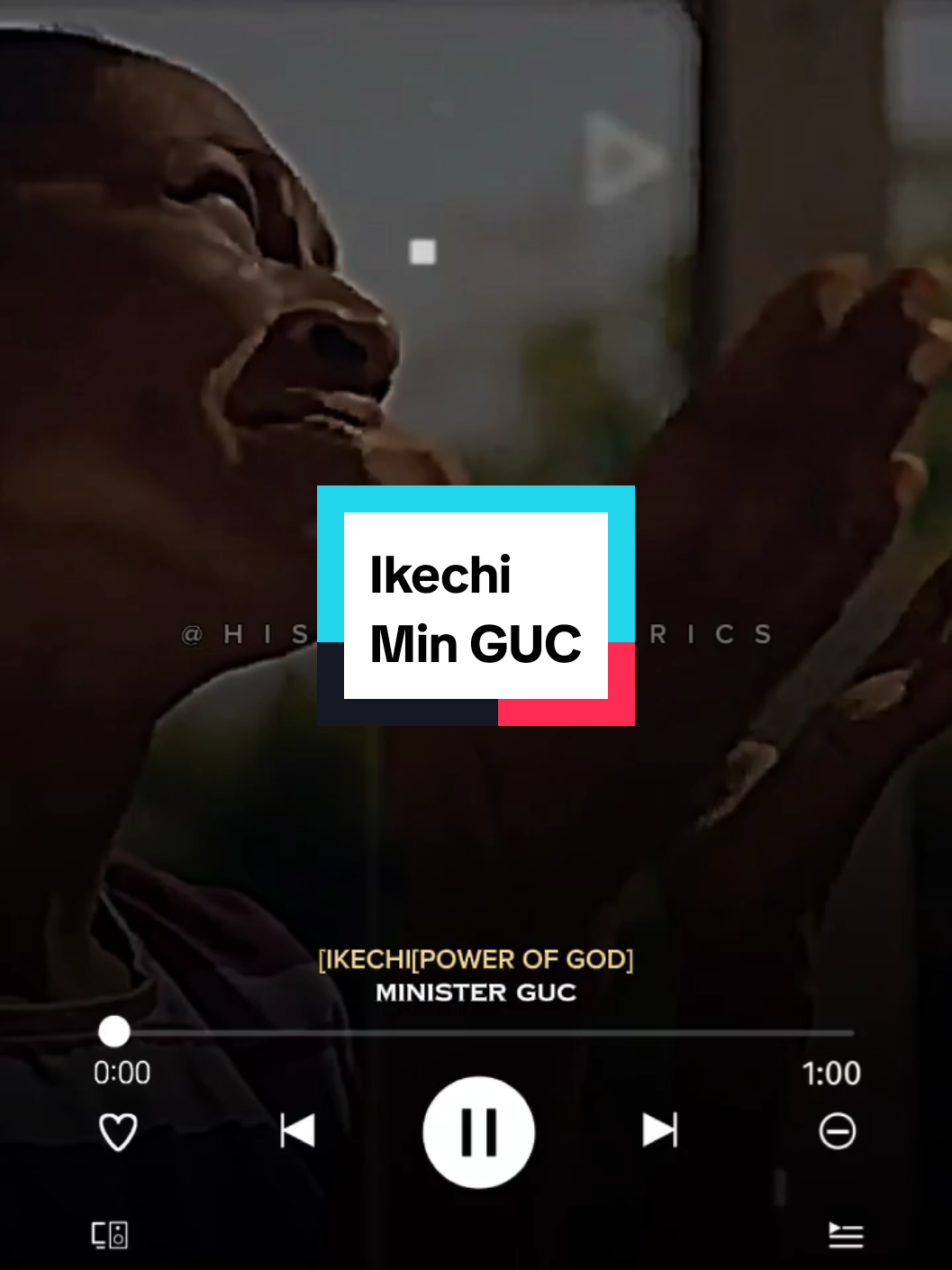 Song:Ikechi (Power of God) (Lyrics) Artist:Minister GUC  . . . #ikechi #powerofgod #guc #fyf #foru #treanding #worship #God #nigeriantiktok🇳🇬 #christiantiktok #tik_tok #hisglorylyrics #praise #fyp #jesus #fypp #ugandatiktok🇺🇬 
