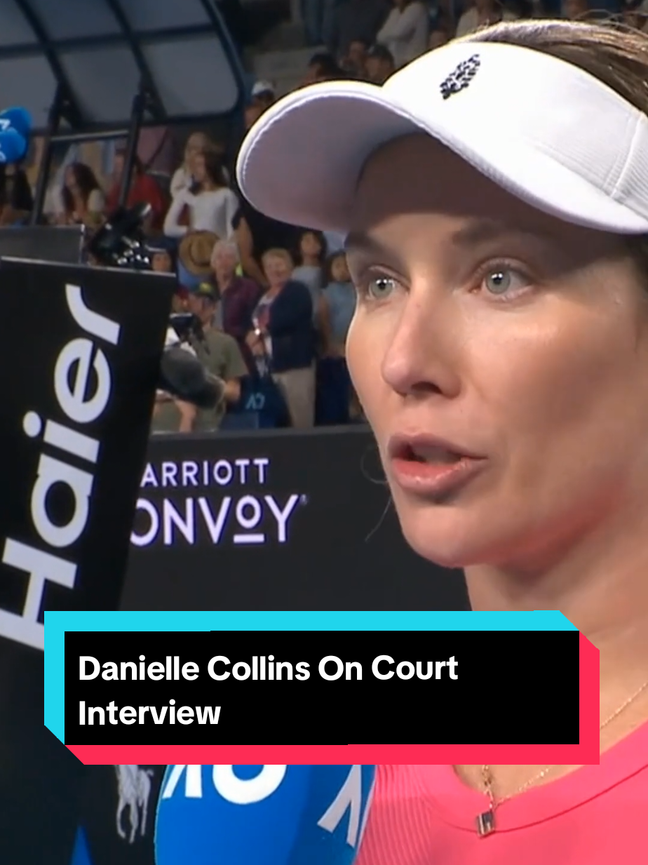 Lova ya 😉 #AusOpen #Danielle #Collins #Danimal @Wide World of Sports @ESPN @Eurosport #wowow 