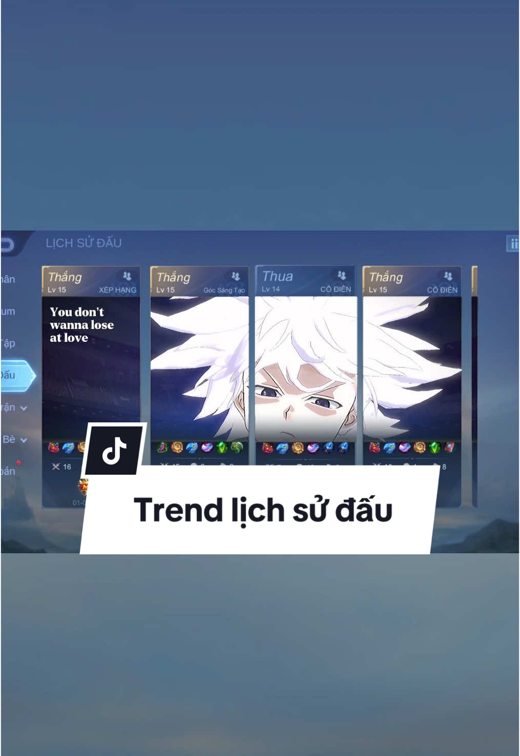 New Trend MLBB khoe lịch sử đấu thôi nàoo🐳⚡️#MobileLegendsBangBang #mlbb #mlbbcreatorcamp #viral #killua 