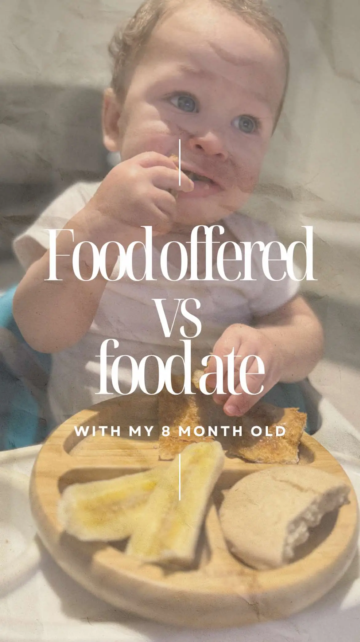 Finally trying new things!  #8montholdbabyfood #babyweaning #blw #blwideas #MumTok #RelatableMum #MumsSupportingMums #MumCommunity 